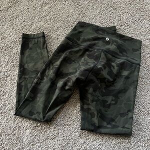 Lululemon Wunder Under Camo Leggings
